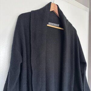 Doffer Boys - Cashmere Cardigan Car Coat - OS - Black - Ultra Soft